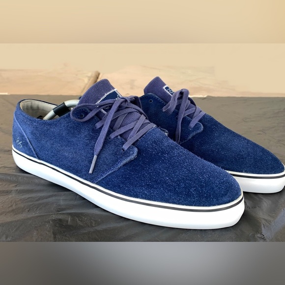 Vintage Es Edward Skate Shoes Original Pro Model Blue Suede Size 12 US - Picture 5 of 10